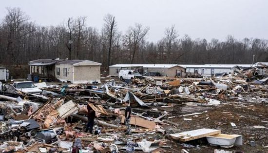 ارتفاع حصيلة ضحايا الأعاصير فى أمريكا لـ21 قتيلاً