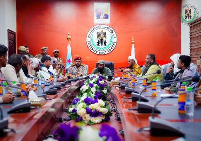 مشايخ مودية يؤكدون اصطفافهم إلى جانب القوات الجنوبية بمواجهة الإرهاب