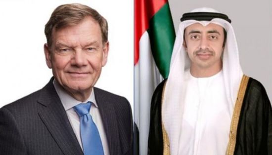 عبدالله بن زايد يبحث مع وزير خارجية ألمانيا الجديد تعزيز التعاون