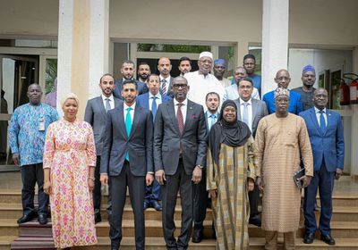 رئيس المرحلة الانتقالية في مالي يلتقي شخبوط آل نهيان بباماكو