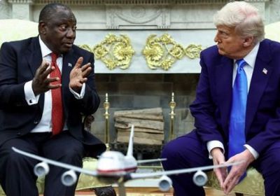 رئيس جنوب أفريقيا لترامب: نبذل جهودًا مضنية للوصول إلى سلام دائم