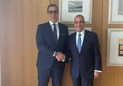 وزير الخارجية المصري يلتقى مع نظيره القبرصى في بروكسل