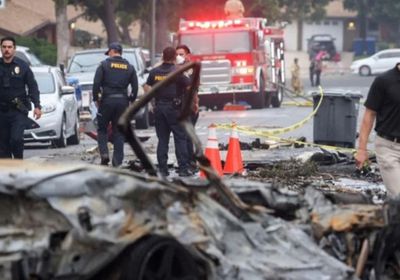 مقتل 6 أشخاص جراء تحطم طائرة خاصة في مقاطعة سان دييغو