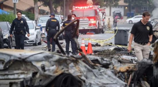 مقتل 6 أشخاص جراء تحطم طائرة خاصة في مقاطعة سان دييغو