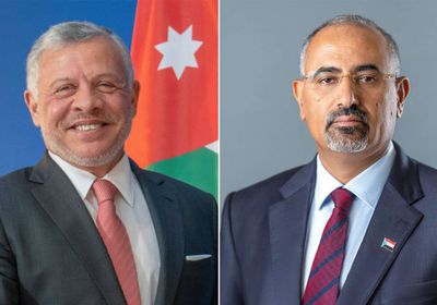 الرئيس الزُبيدي يهنئ ملك الأردن بمناسبة عيد الاستقلال
