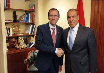 وزير الخارجية المصري يلتقى مع نظيره النرويجي في إسبانيا