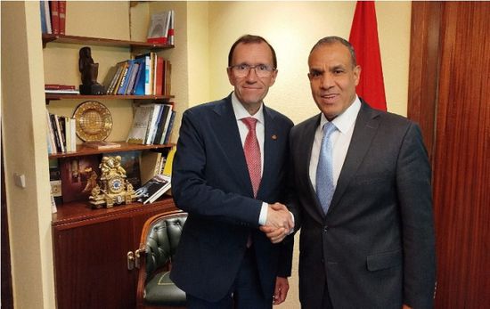 وزير الخارجية المصري يلتقى مع نظيره النرويجي في إسبانيا
