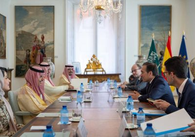 وزير الخارجية السعودي ونظيره الإسباني يناقشان المستجدات في غزة والضفة