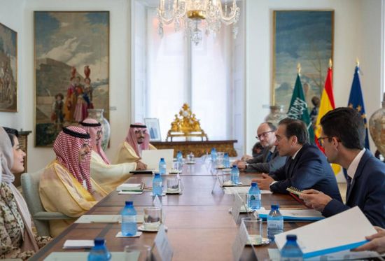وزير الخارجية السعودي ونظيره الإسباني يناقشان المستجدات في غزة والضفة