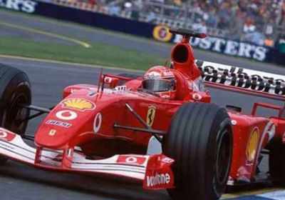 بيع سيارة فيراري كان يقودها شوماخر في مزاد