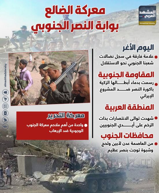 معركة الضالع.. بوابة النصر الجنوبي (إنفوجراف)