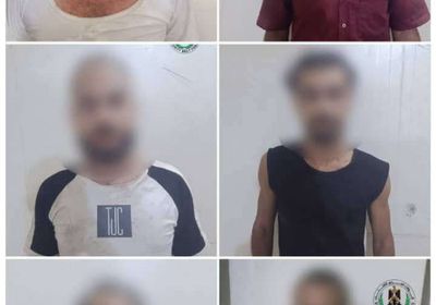 قوات الحزام تضبط عددا من مروجي الحشيش في عدن
