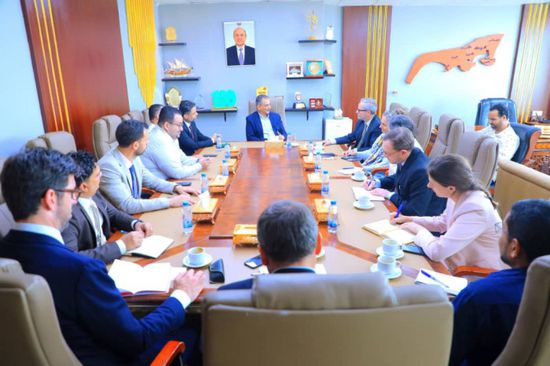 لملس يدعو سفراء أوروبا لدعم جهود التنمية في عدن