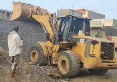 إزالة بناء عشوائي في مديرية دار سعد