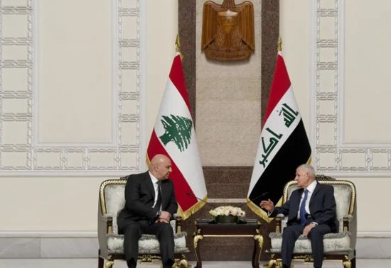 الرئيسان العراقي واللبناني يؤكدان دعم الشعب الفلسطيني في نيل حقوقه