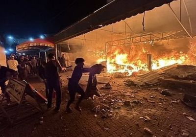 قوات الاحتلال تقصف مسجد الأنصار وسط دير البلح