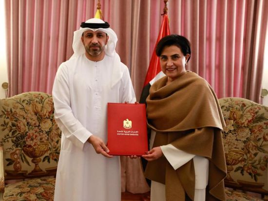 سفير الإمارات الجديد يقدم أوراق اعتماده إلى وزيرة خارجية الإكوادور