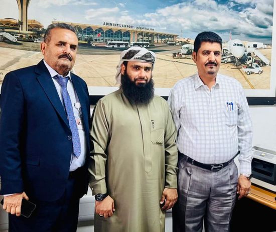 "الجعدني" يبحث جهود مكافحة تهريب المخدرات بمطار عدن