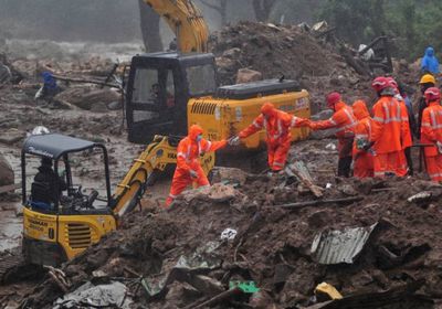 مصرع 34 شخصًا في فيضانات وانهيارات شمالي الهند