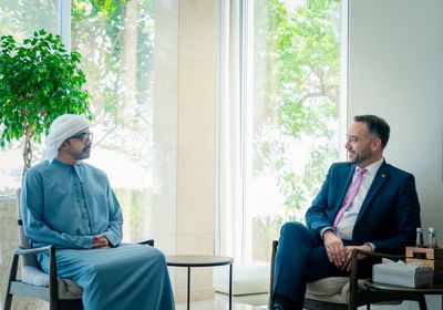 عبدالله بن زايد يستقبل وزير الخارجية البلجيكي في أبوظبي