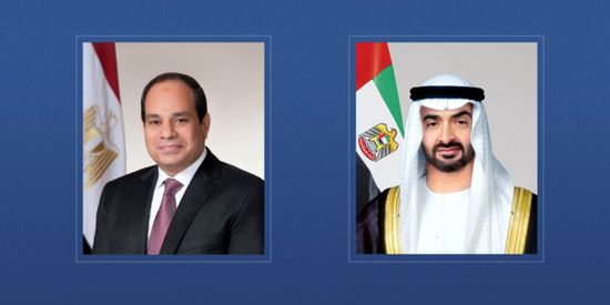 الشيخ محمد بن زايد يستقبل الرئيس السيسي لدى وصوله الإمارات 