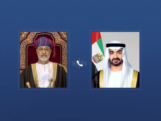 هاتفياً.. رئيس الإمارات وسلطان عمان يتبادلان التهاني بمناسبة عيد الأضحى