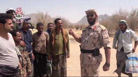 قيادات ألوية العمالقة تزور المرابطين في الجبهات خلال العيد