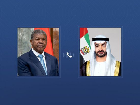 محمد بن زايد ورئيس أنغولا يبحثان هاتفياً علاقات التعاون