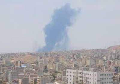 حريق في مطار تبريز في شمال غرب إيران