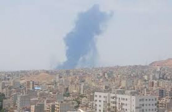 حريق في مطار تبريز في شمال غرب إيران