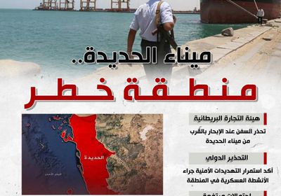 ميناء الحديدة.. منطقة خطر (إنفوجراف)