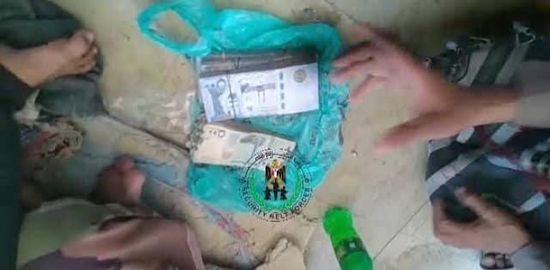 قوات الحزام الأمني في الصبيحة تسترد مبلغا ماليا مسروقا