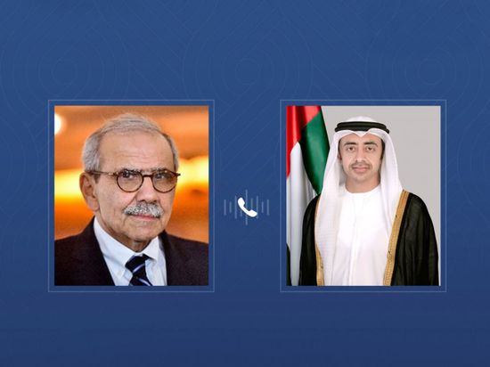 هاتفياً.. وزير الخارجية الإماراتي ورئيس الوزراء اللبناني يبحثان التطورات الإقليمية
