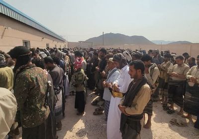 تشيع جثمان حسين الخليفي ضحية عصابة تقطع يمنية في عتق
