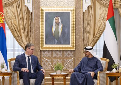 محمد بن زايد والرئيس الصربي يبحثان تعزيز العلاقات المشتركة