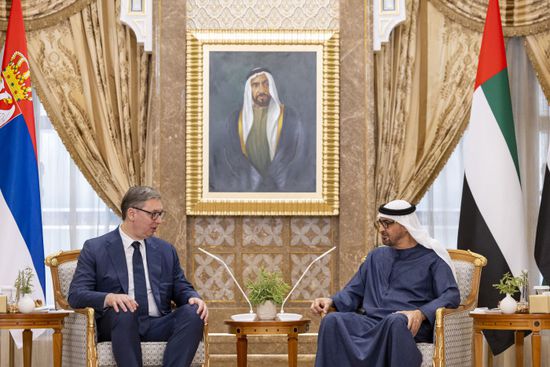 محمد بن زايد والرئيس الصربي يبحثان تعزيز العلاقات المشتركة