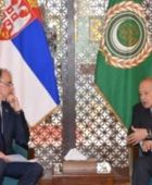 أبو الغيط يلتقى رئيس وزراء صربيا في مقر الجامعة العربية