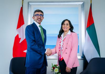 عبدالله بن زايد ووزيرة خارجية كندا يبحثان في أوتاوا العلاقات الثنائية والتطورات الإقليمية