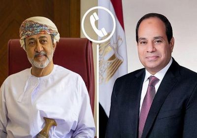 السيسى يؤكد لسلطان عُمان أهمية العمل لوقف التصعيد بين إسرائيل وإيران