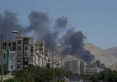 ضربات إسرائيلية قرب مبنى الهلال الأحمر الإيراني