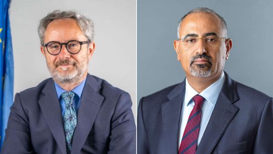 الرئيس الزُبيدي يبحث آفاق الدعم الإنساني والتنموي الأوروبي