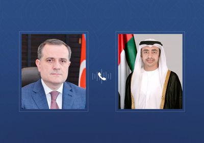 هاتفياً.. عبدالله بن زايد ووزير الخارجية الأذربيجاني يبحثان التطورات الإقليمية