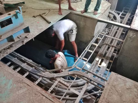 كسر خط التغذية الرئيسي لمحطة البرزخ في خورمكسر