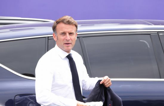 الرئيس الفرنسي: سننجز تقييمها الخاص للأضرار بمنشآت إيران النووية