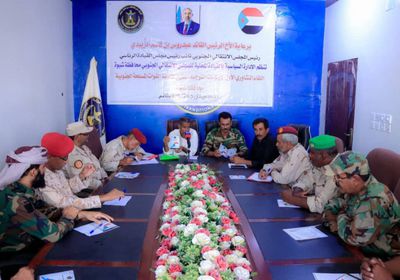 لقاء تشاوري لأركان التوجيه المعنوي بألوية القوات الجنوبية في شبوة