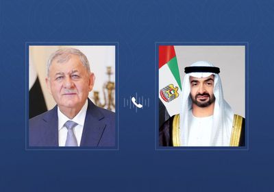 هاتفياً.. رئيس الإمارات ونظيره العراقي يبحثان العلاقات بين البلدين