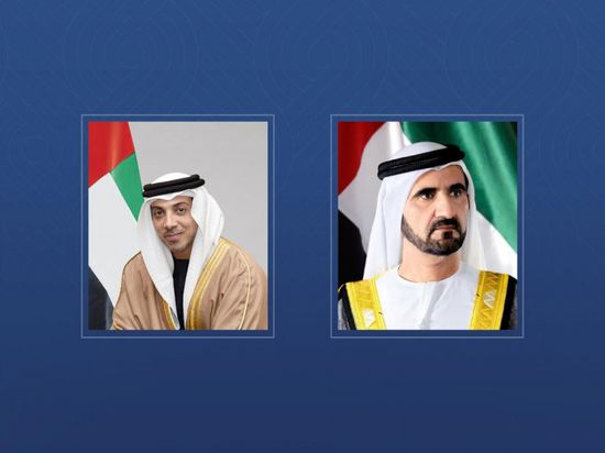 محمد بن راشد ومنصور بن زايد يهنئان رئيس وزراء رومانيا