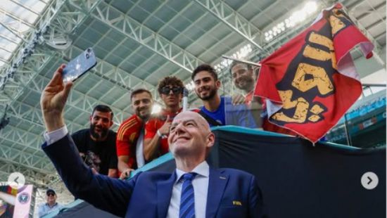 إنفانتينو يوجه رسالة شكر إلى الأهلي المصري