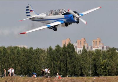 مصرع 4 أشخاص جراء تحطم طائرة خفيفة في موسكو