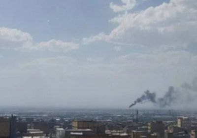 انفجار ضخم في مصفاة تبريز شمال غرب إيران